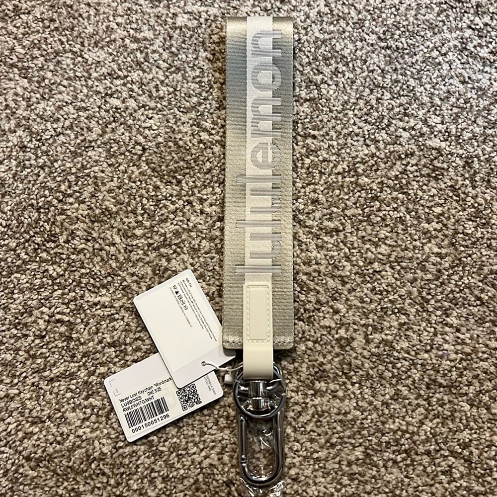 LuluLemon Never Lost Keychain